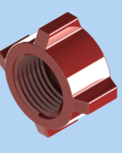 WASHER NUT,0750 RED